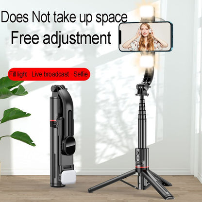Selfie Stick Bluetooth Techsuit L12D, Universal, Schwarz