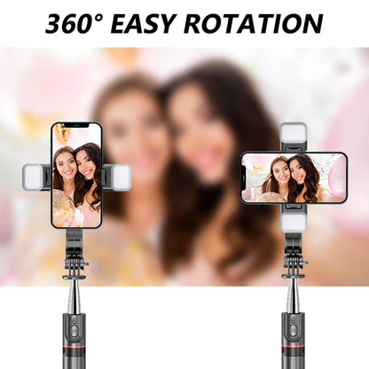 Selfie Stick Bluetooth Techsuit L13d, Universal, Schwarz