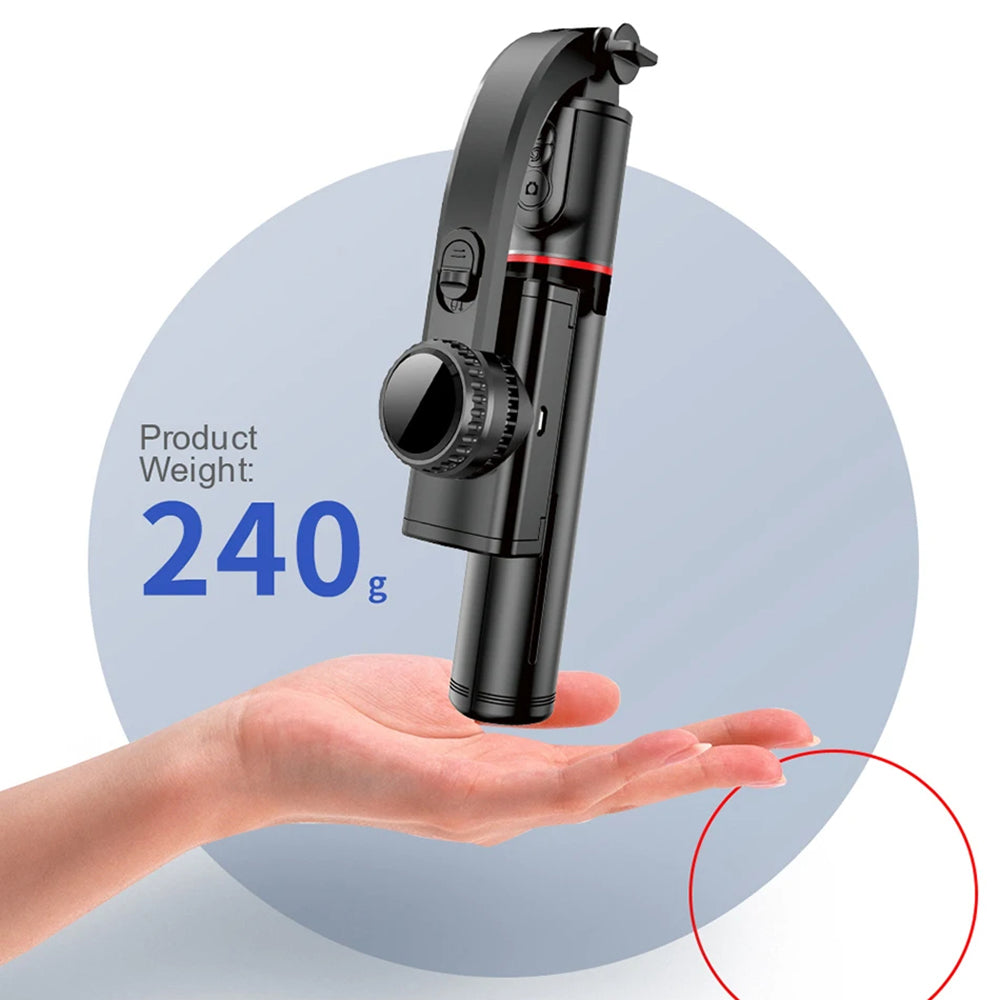Selfie Stick Bluetooth Techsuit L19, Universal, Schwarz