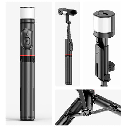 Selfie Stick Bluetooth Techsuit Q12S, Universal, Schwarz