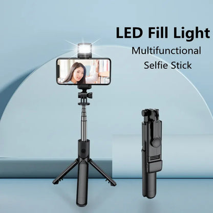 Selfie Stick Bluetooth Techsuit S03-S, Universal, Schwarz