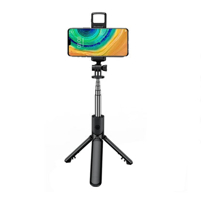 Selfie Stick Bluetooth Techsuit S03-S, Universal, Schwarz