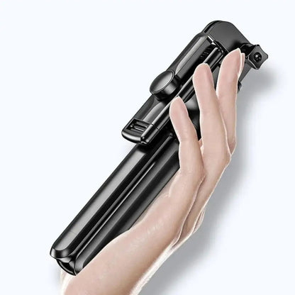 Selfie Stick Bluetooth Techsuit S03, Universal, Schwarz