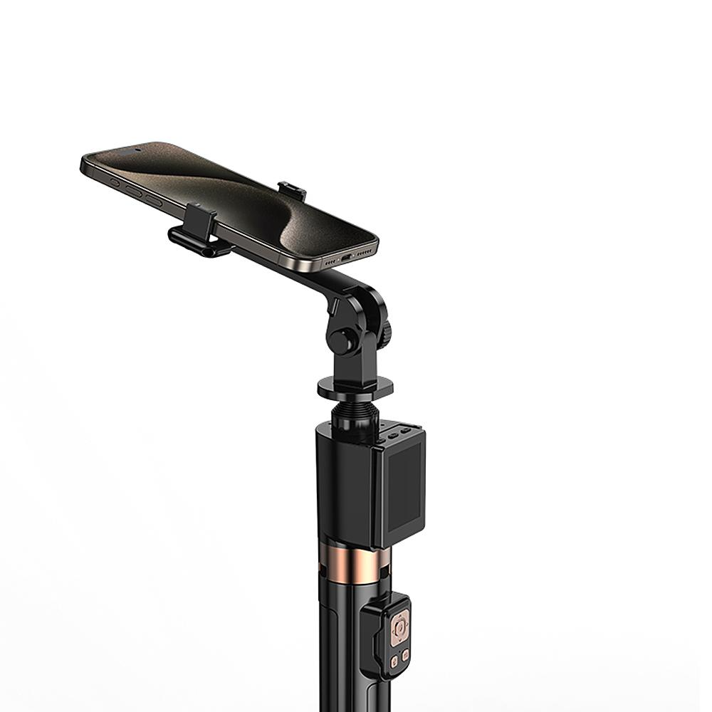 Selfie Stick Bluetooth XO Design SS23 Dual Lights, Universal, Schwarz