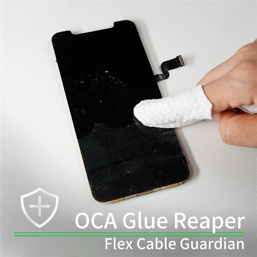 Feuchte Reinigungstücher 2UUL FA01 zur Entfernung von OCA / LOCA Klebstoff, Set mit 50 Stück