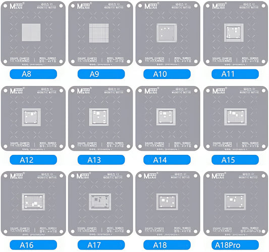 BGA-Schablone MaAnt für Apple iPhone 6 - 16 Pro Max, CPU