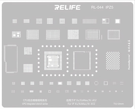 BGA-Sieb Relife RL-044 IPZ5 für Apple iPhone XS / XS Max / XR, CPU