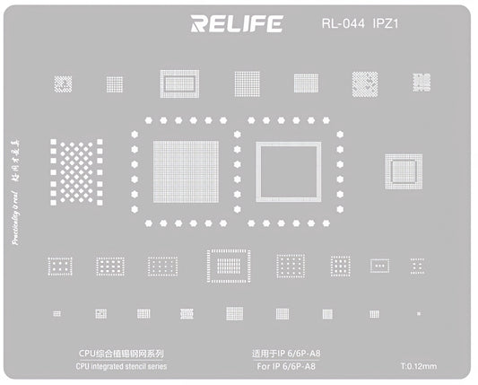 BGA-Sieb Relife RL-044 für Apple iPhone 6 - 17 Serie, CPU