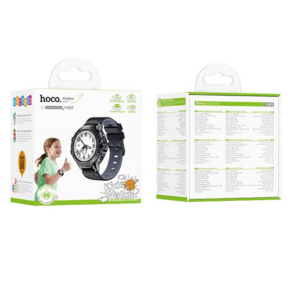 Smartwatch HOCO Y107 Kids Call, Schwarz, Wiederverpackt