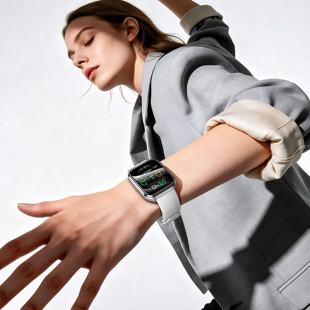 Smartwatch HOCO Y44 Call, Silver