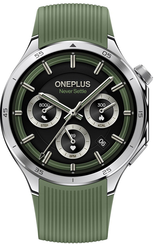 Smartwatch OnePlus Watch 3, 46mm, Grün, Wiederaufbereitet 5491100341