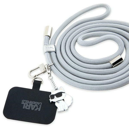 Karl Lagerfeld Choupette Telefonkordel, Grau