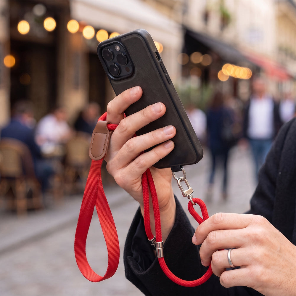 Techsuit UrbanLoop TLN10R Telefonband, Rot