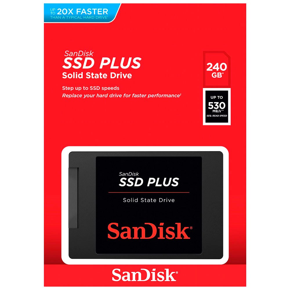 Solid State Drive (SSD) SanDisk Plus, 240GB, 2,5 Zoll, SATA III SDSSDA-240G-G26