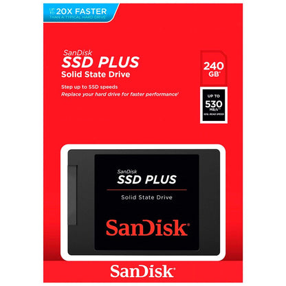 Solid State Drive (SSD) SanDisk Plus, 240GB, 2,5 Zoll, SATA III SDSSDA-240G-G26