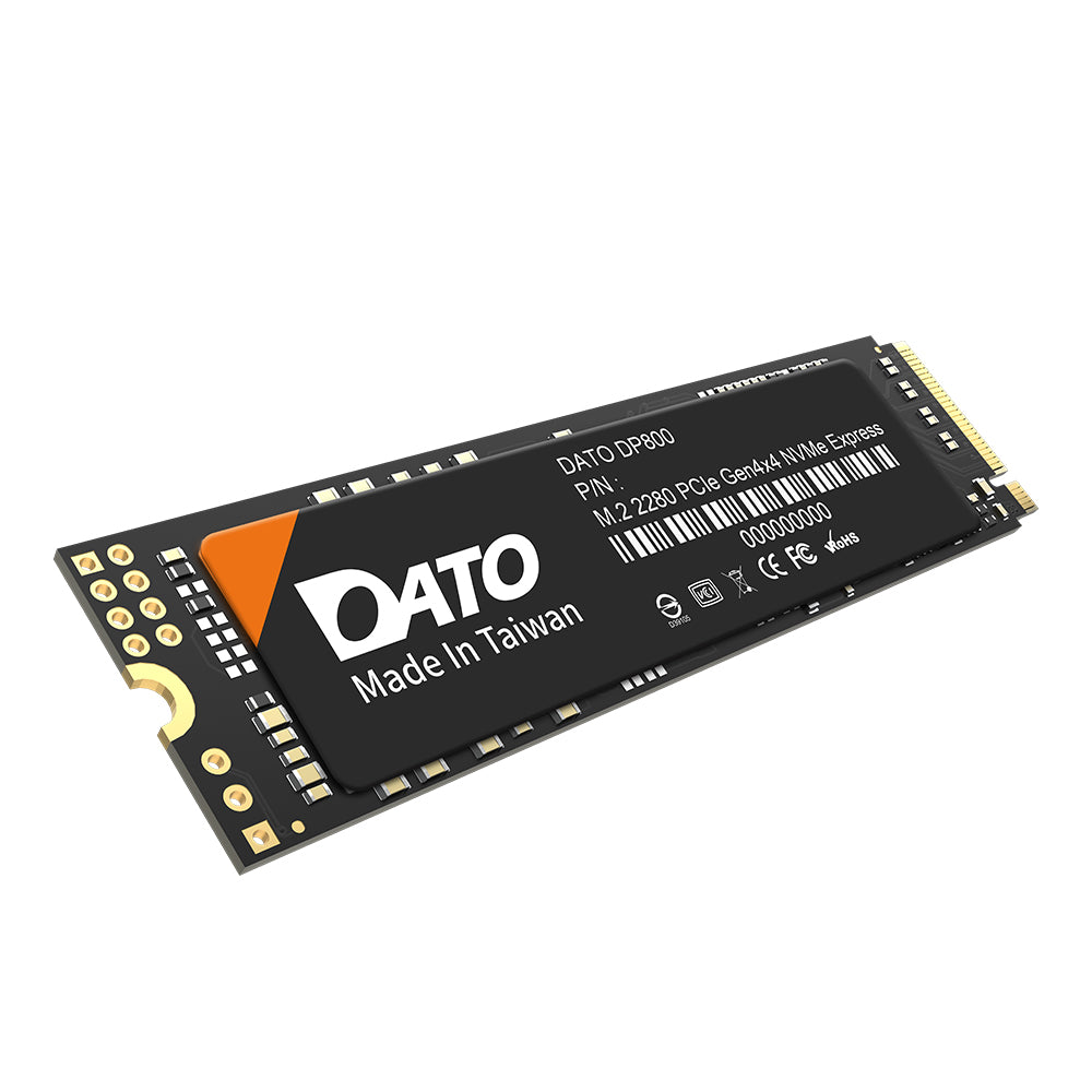 Solid State Drive (SSD) Dato DP800, NVME M.2 2280, PCIe, 512GB, Black DP800SSD-512GB