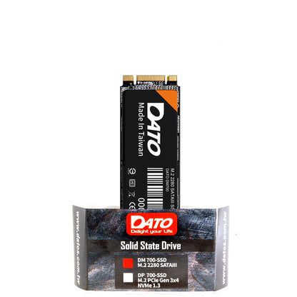 Solid State Drive (SSD) Dato, SATA III NGFF M.2 2280, 4TB, Schwarz DM700SSD-4TB