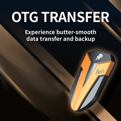 Solid State Drive (SSD Extern) Dato Ares Amber Shield, 500GB, Schwarz ARSASE-500GB