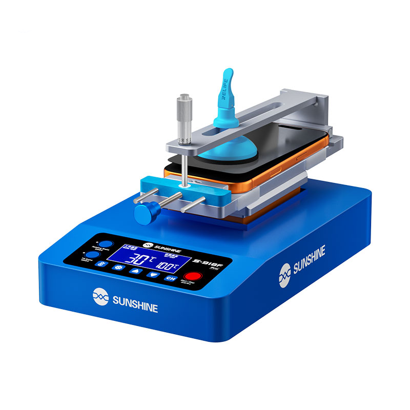 Touchscreen-Display-Trennstation Sunshine S-918F Pro, Blau