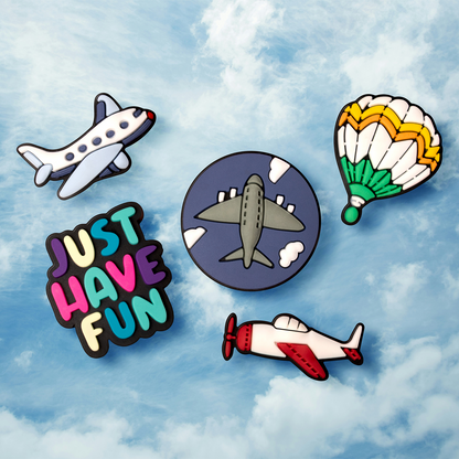 3D OEM Travel Sticker für Telefon-/Tablet-Hülle, 5-teiliges Set, Mehrfarbig
