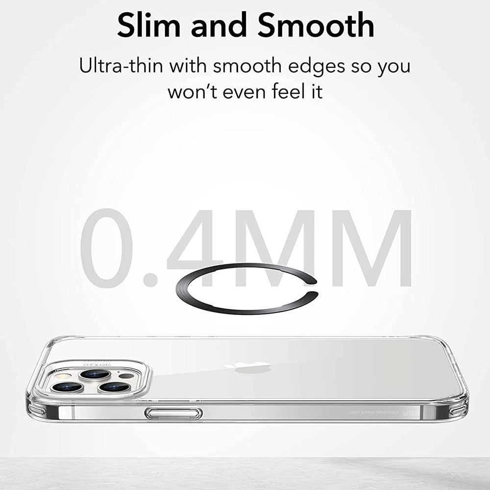 ESR HaloLock Metallic Sticker, Set of 2 Pieces, Black Silver