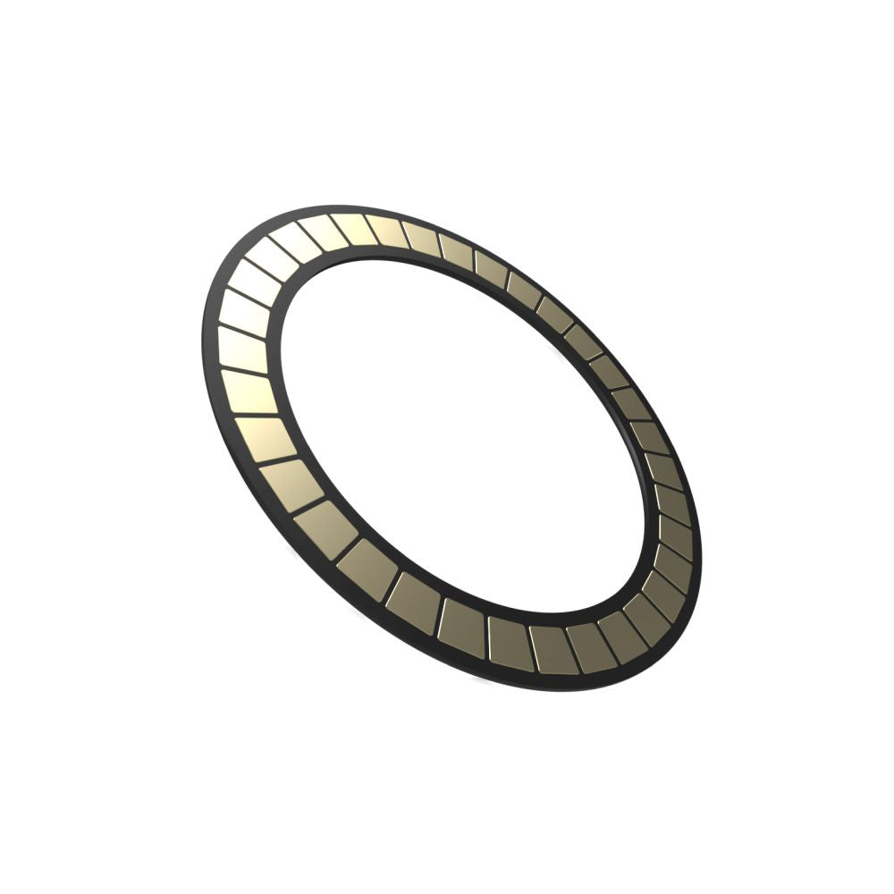 Metallischer Fixiersticker, Schwarz