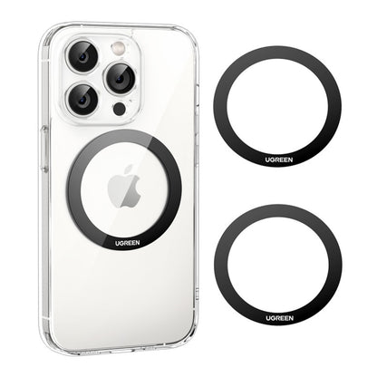 Metallsticker UGREEN LP428 (25766), Set 2 Stück, Schwarz