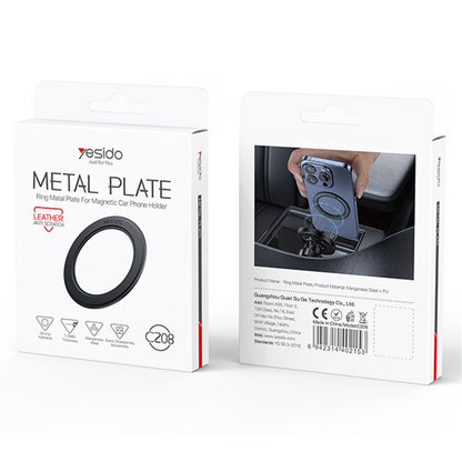 Metallsticker Yesido C208, Schwarz