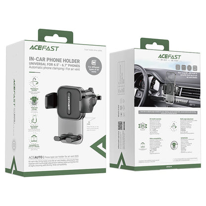 Autohalterung Acefast D25, 4,5 Zoll - 6,7 Zoll, Schwarz