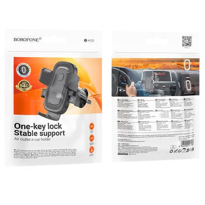 Autohalter Borofone BH131 Follower, 4,5 Zoll - 7 Zoll, Schwarz