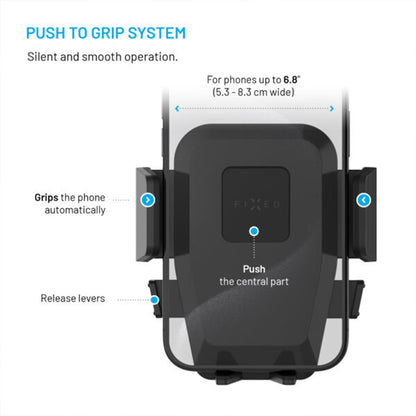 Autohalterung Fixed Iconiq Vent, Universal, Schwarz