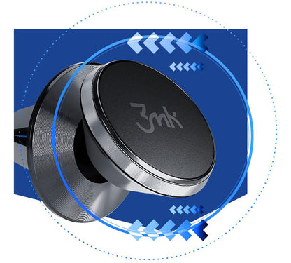 3MK Magnetic Car Mount, Universal, Black