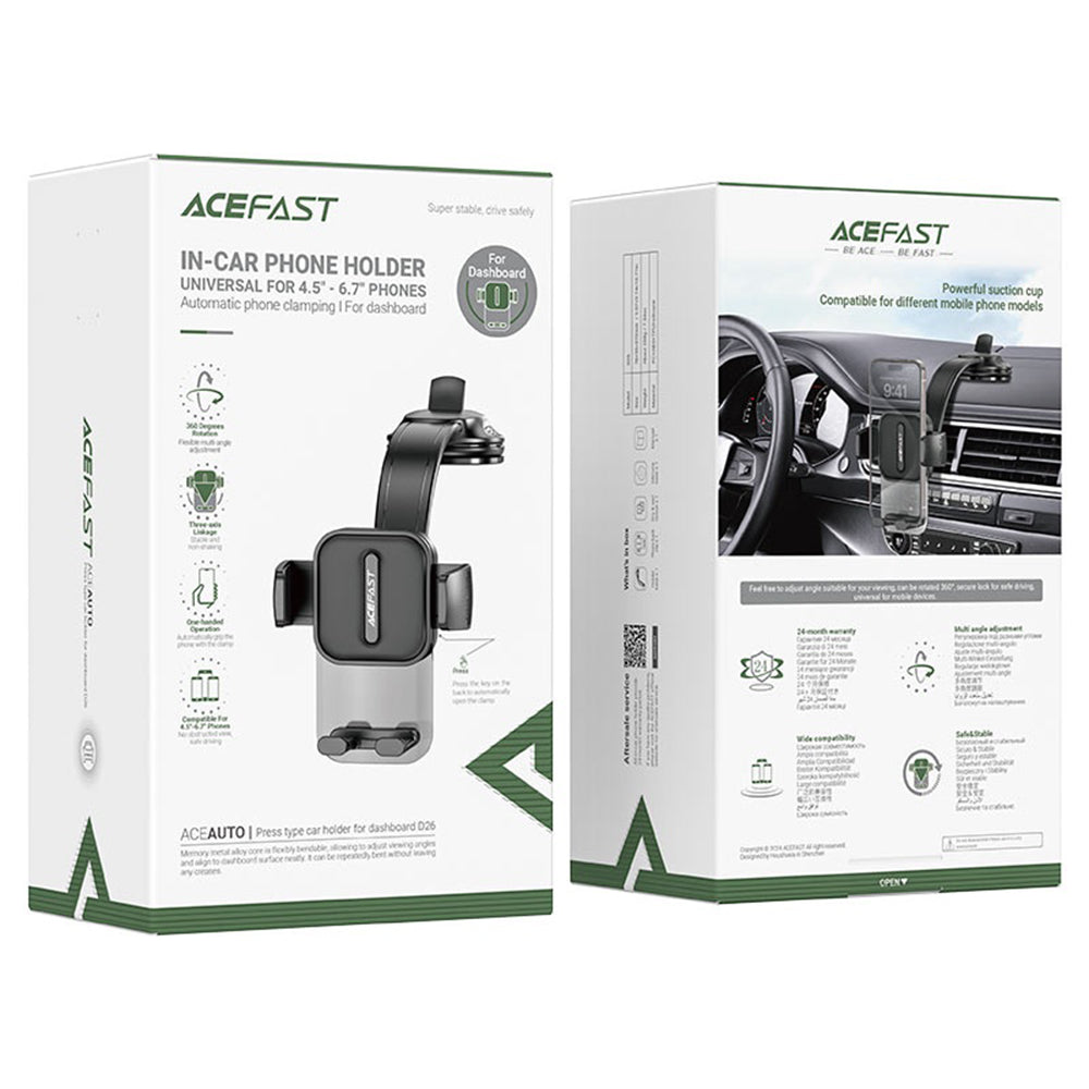 Autohalterung Acefast D26, Universal, Schwarz