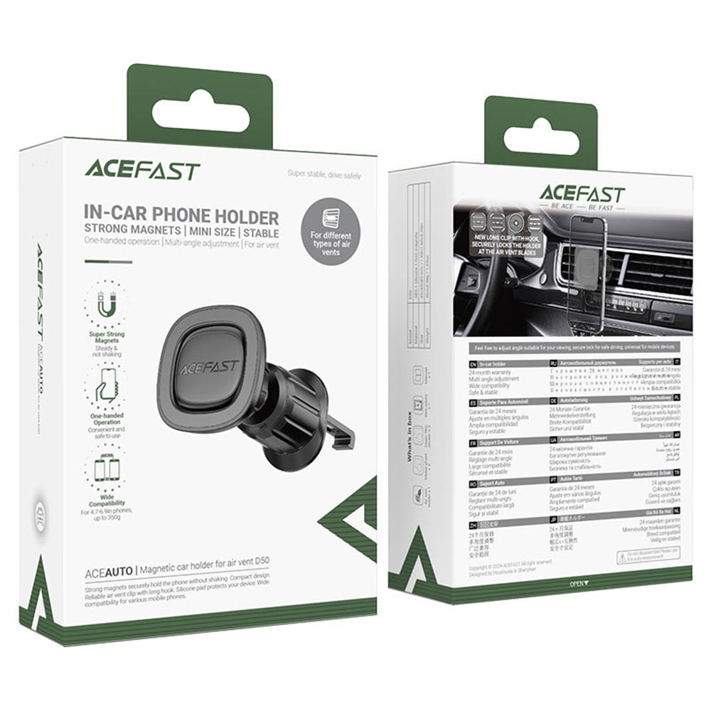 Magnetische Autohalterung Acefast D50, Universal, Schwarz