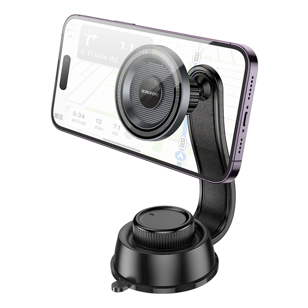 Magnetische Autohalterung Borofone BH123 Profit, 4,5 Zoll - 7 Zoll, Schwarz