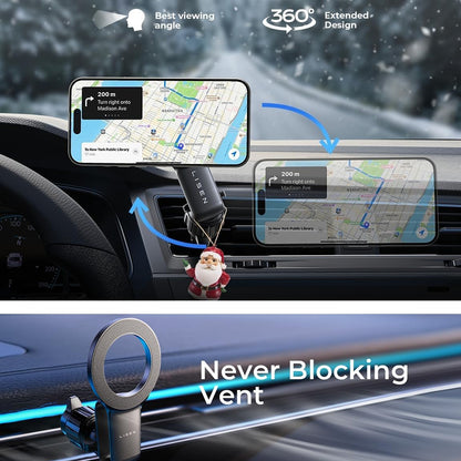 Magnetische Autohalterung Lisen, Universal, Schwarz YL0224050012