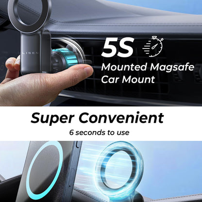 Magnetische Autohalterung Lisen, Universal, Schwarz YL0224050012