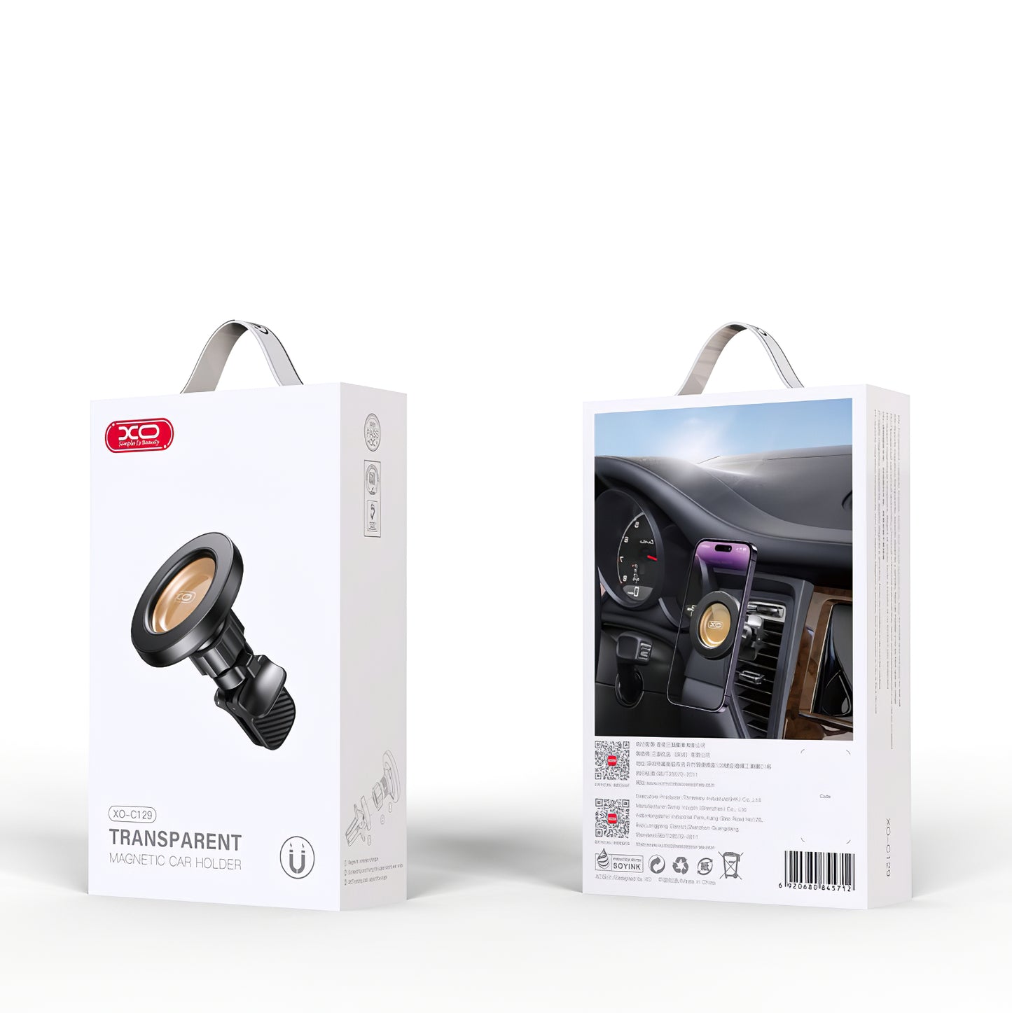 Magnetische Autohalterung XO Design C129, Universal, Schwarz