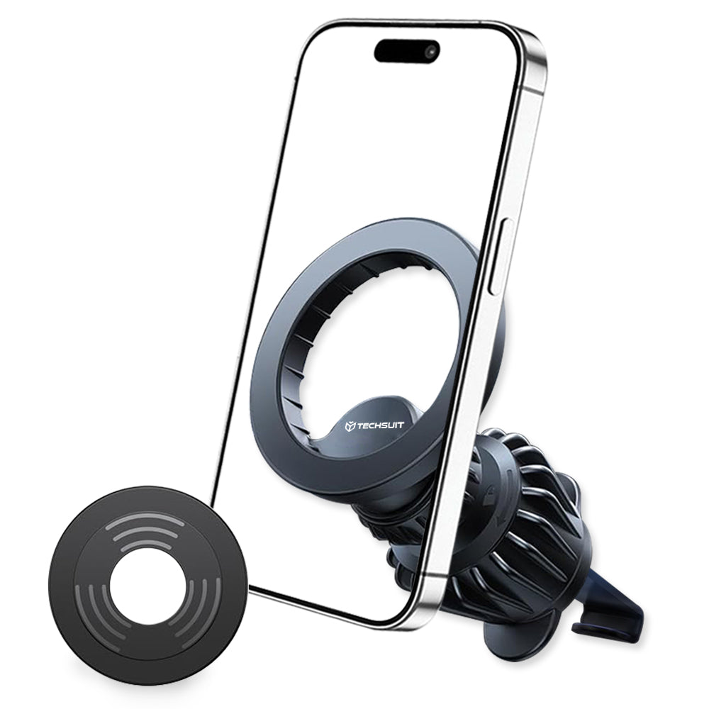 Magnetische Autohalterung Techsuit S1, Universal, Schwarz