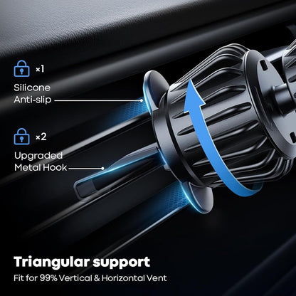 Magnetische Autohalterung Techsuit S1, Universal, Schwarz