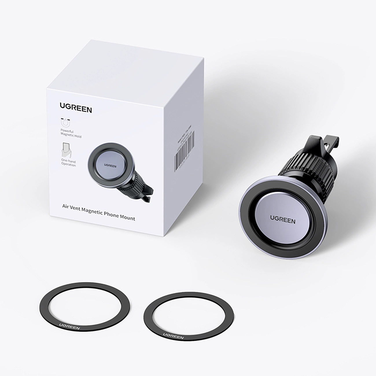 Magnetische Autohalterung UGREEN LP428, Universal, Schwarz, Wiederverpackt