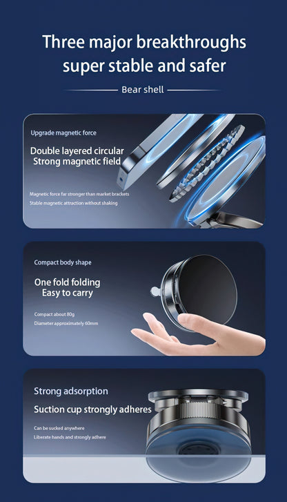 Magnetische Autohalterung XO Design C177, Universal, Schwarz