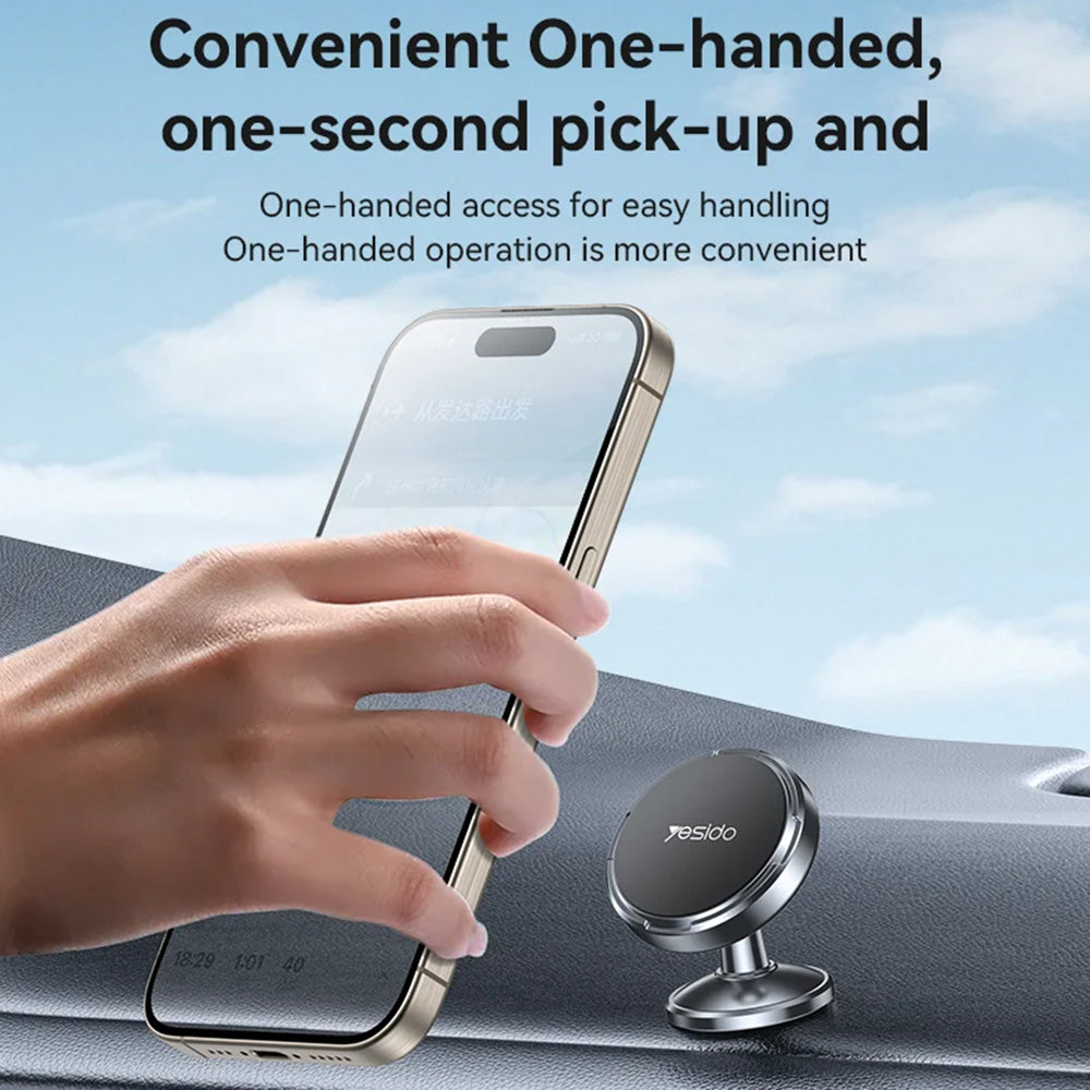 Magnetische Autohalterung Yesido C215, Universal, Schwarz