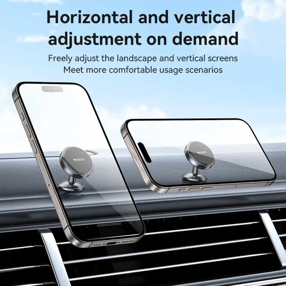 Magnetische Autohalterung Yesido C215, Universal, Schwarz