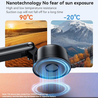 Magnetische Autohalterung Yesido C266, Universal, Schwarz