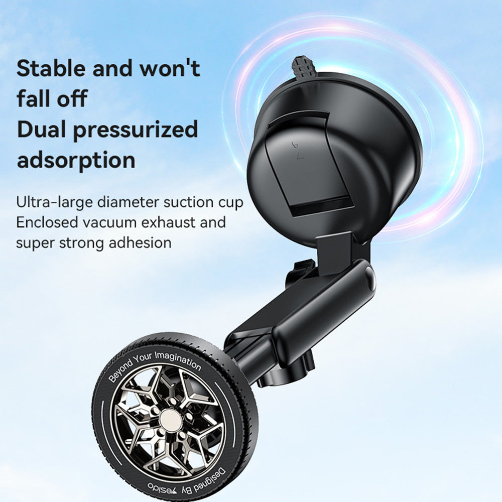 Magnetische Autohalterung Yesido C266, Universal, Schwarz