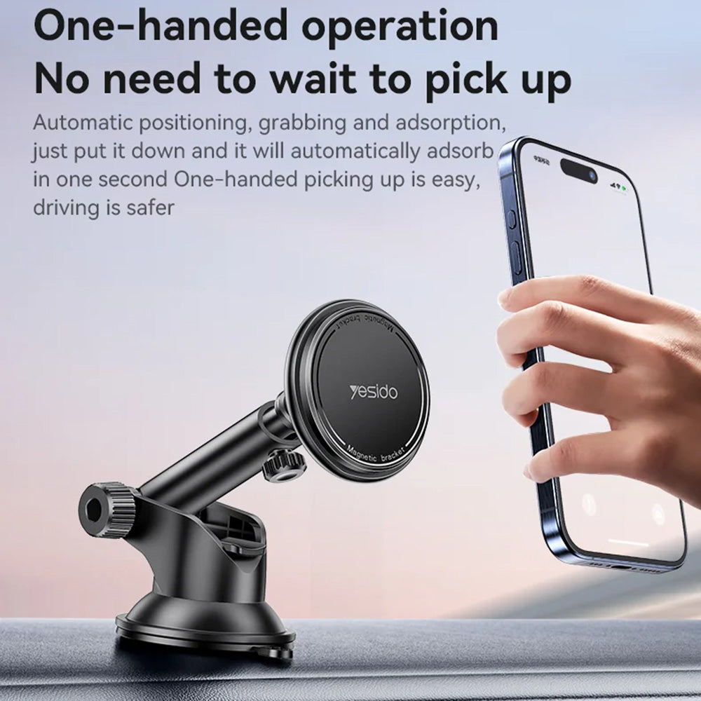 Magnetische Autohalterung Yesido C269, Universal, Schwarz