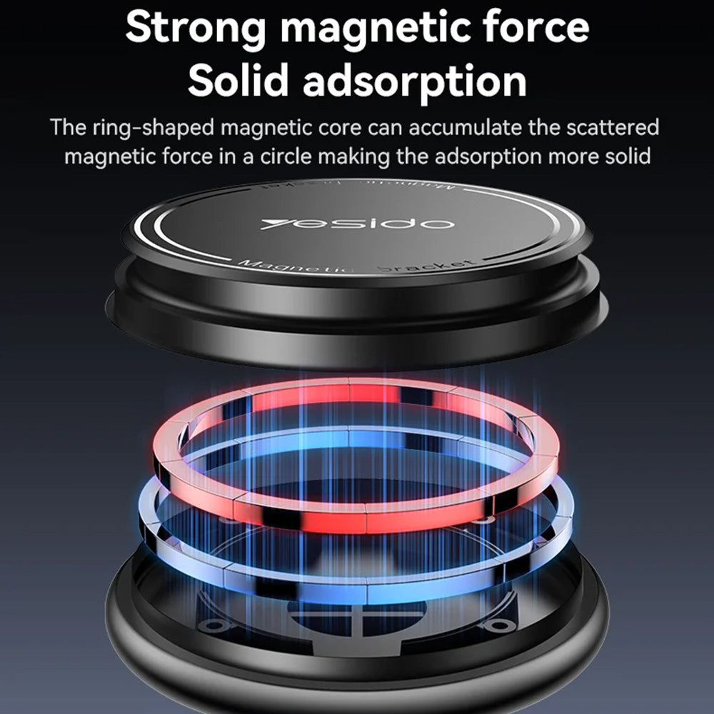 Magnetische Autohalterung Yesido C269, Universal, Schwarz