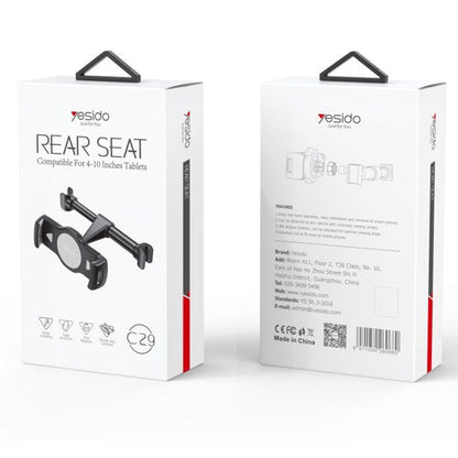 Auto-Kopfstützenhalter Yesido C29, 4 Zoll - 10 Zoll, Schwarz