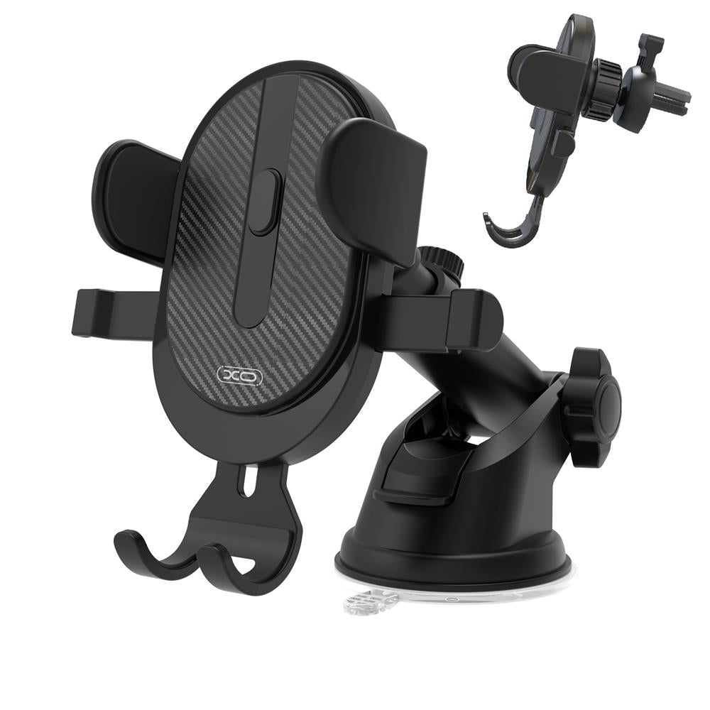 Autohalterung XO Design C60 2in1, 4 Zoll - 6 Zoll, Schwarz